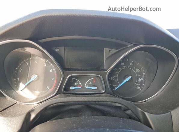 1FADP3FEXJL211679 2018 FORD FOCUS Blue Instrument cluster view
