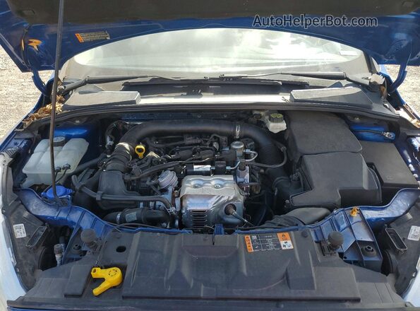 1FADP3FEXJL211679 2018 FORD FOCUS Blue Rear interior view