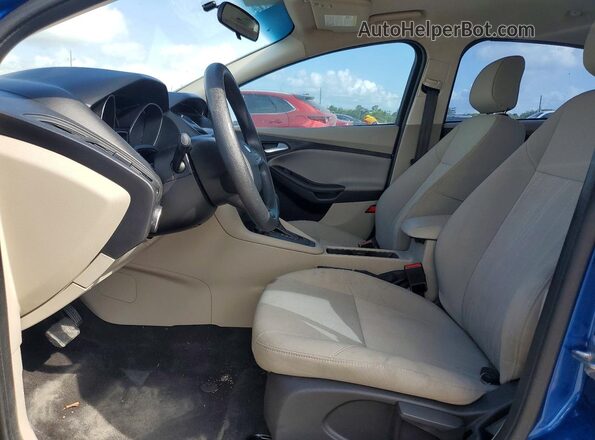 1FADP3FEXJL211679 2018 FORD FOCUS Blue Front interior view