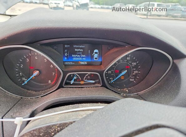 1FADP3FEXJL256816 2018 FORD FOCUS Gray Вид щитка приладів