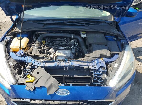 1FADP3FEXJL325312 2018 FORD FOCUS Blue უკანა სალონის ხედი