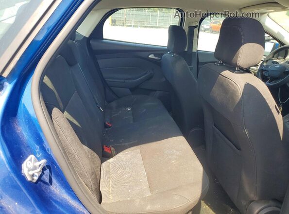 1FADP3FEXJL325312 2018 FORD FOCUS Blue უკანა სავარძლების ხედი