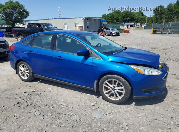 1FADP3FEXJL325312 2018 FORD FOCUS Blue წინა მარჯვენა