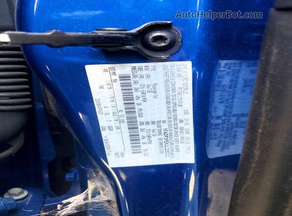1FADP3FEXJL325312 2018 FORD FOCUS Blue ძრავის განყოფილების ხედი