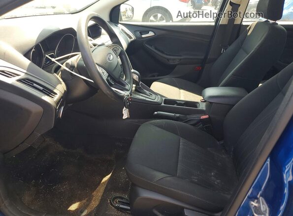 1FADP3FEXJL325312 2018 FORD FOCUS Blue წინა სალონის ხედი