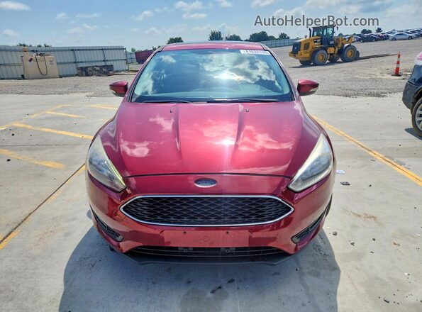 1FADP3H20HL270110 2017 FORD FOCUS Red Դիմացի տեսք