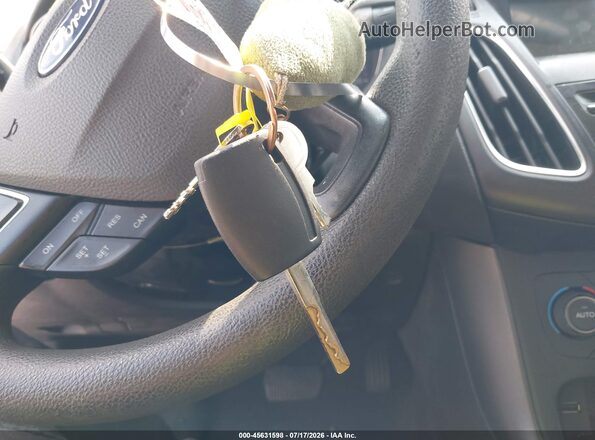 1FADP3H21HL256927 2017 FORD FOCUS Gray Вид панелі приладів