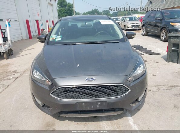 1FADP3H21HL256927 2017 FORD FOCUS Gray Вид щитка приладів