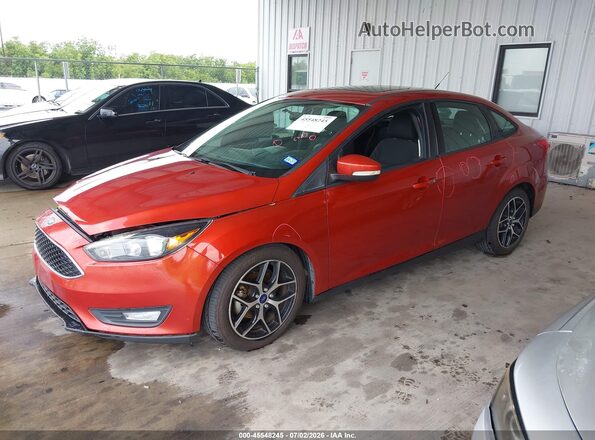 1FADP3H21JL284684 2018 FORD FOCUS Orange Առջևի ձախ երեք քառորդ տեսարան