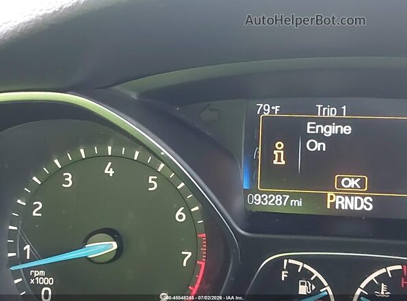 1FADP3H21JL284684 2018 FORD FOCUS Orange Հետևի նստատեղերի տեսք