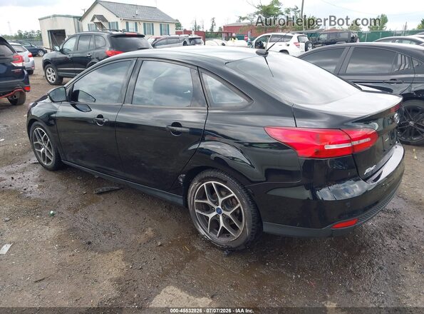 1FADP3H22HL219126 2017 FORD FOCUS Black Tył lewy