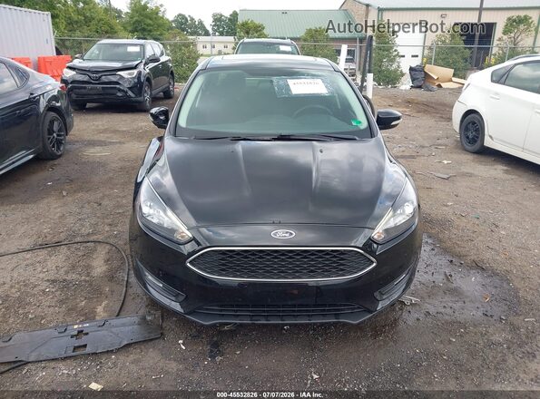 1FADP3H22HL219126 2017 FORD FOCUS Black Widok zestawu wskaźników