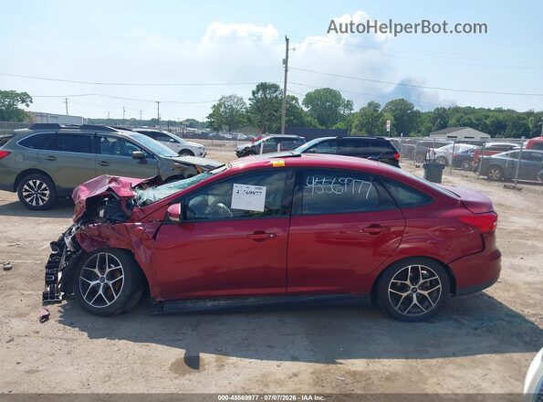 1FADP3H22HL341016 2017 FORD FOCUS Red 360 interior view