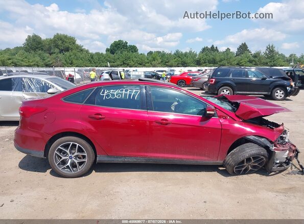 1FADP3H22HL341016 2017 FORD FOCUS Red Rear interior view
