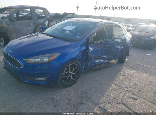 1FADP3H23JL216578 2018 FORD FOCUS Blue Front left