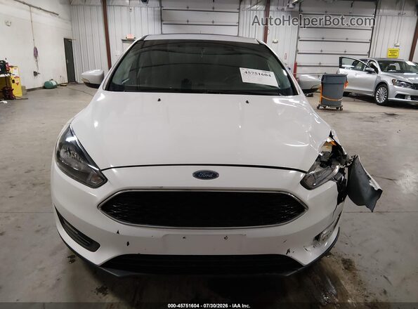 1FADP3H24JL236631 2018 FORD FOCUS White Սարքավորումների վահանակի տեսք