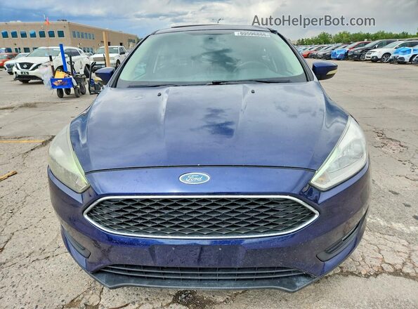 1FADP3H25HL205592 2017 FORD FOCUS Blue Вид спереду