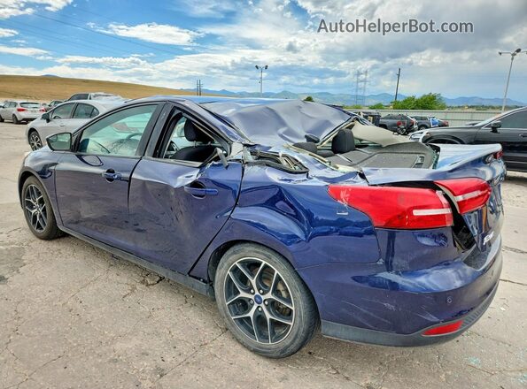 1FADP3H25HL205592 2017 FORD FOCUS Blue Задня ліва чверть