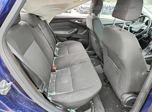 1FADP3H25HL205592 2017 FORD FOCUS Blue Вид задніх сидінь
