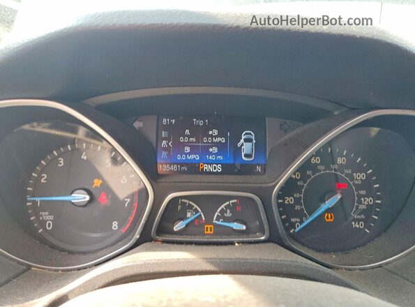 1FADP3H25HL331239 2017 FORD FOCUS Charcoal ხელსაწყოთა პანელის ხედი