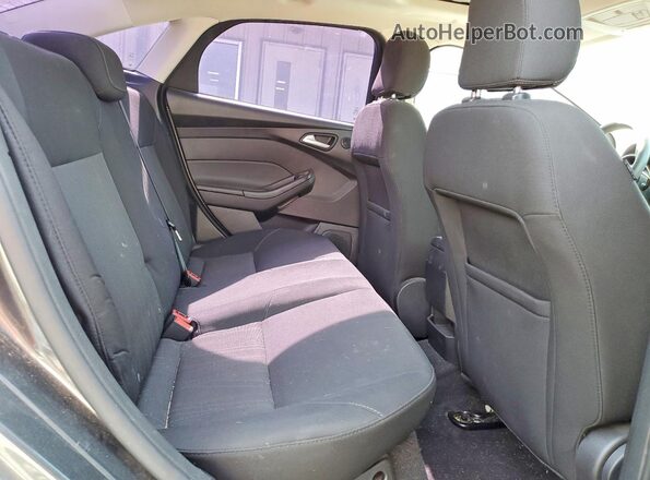 1FADP3H25HL331239 2017 FORD FOCUS Charcoal უკანა სავარძლების ხედი