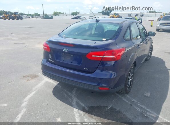 1FADP3H25HL346114 2017 FORD FOCUS Синий Задняя правая четверть