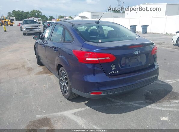 1FADP3H25HL346114 2017 FORD FOCUS Синий Задняя левая четверть