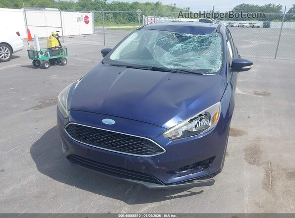1FADP3H25HL346114 2017 FORD FOCUS Синий Вид спереди