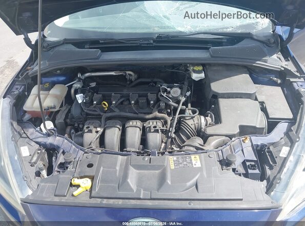 1FADP3H25HL346114 2017 FORD FOCUS Синий Вид сзади