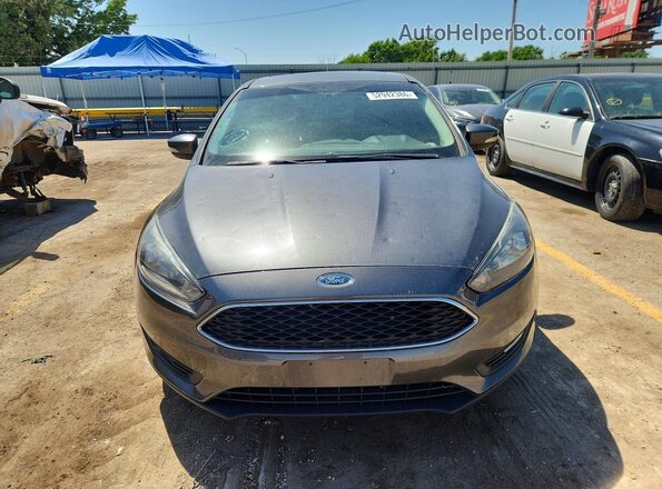 1FADP3H25JL241420 2018 FORD FOCUS Gray Widok z przodu