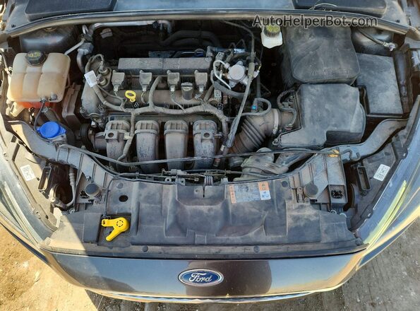 1FADP3H25JL241420 2018 FORD FOCUS Gray Widok wnętrza z tyłu