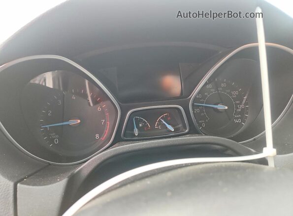 1FADP3H25JL243488 2018 FORD FOCUS Silver Սարքավորումների վահանակի տեսք