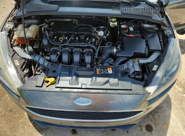 1FADP3H26JL222584 2018 FORD FOCUS Gray Widok wnętrza z tyłu