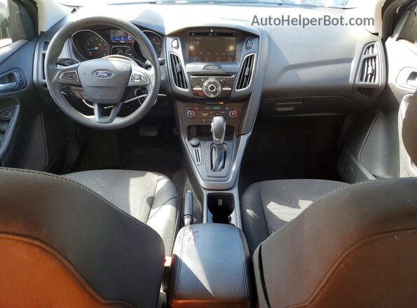 1FADP3H26JL258128 2018 FORD FOCUS Gray Widok deski rozdzielczej