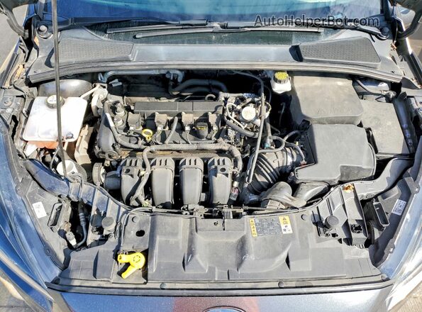1FADP3H26JL258128 2018 FORD FOCUS Gray Widok wnętrza z tyłu