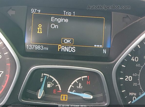 1FADP3H27HL225407 2017 FORD FOCUS Silver 