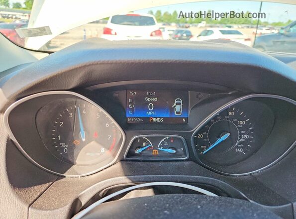 1FADP3H28HL244905 2017 FORD FOCUS Beige ხელსაწყოთა პანელის ხედი