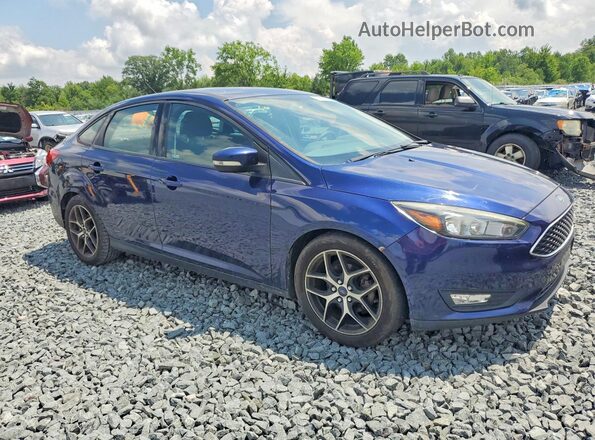 1FADP3H28HL313088 2017 FORD FOCUS Blue Передня права чверть