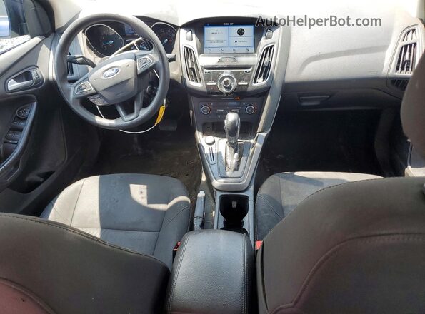 1FADP3H28HL313088 2017 FORD FOCUS Blue Вид панелі приладів