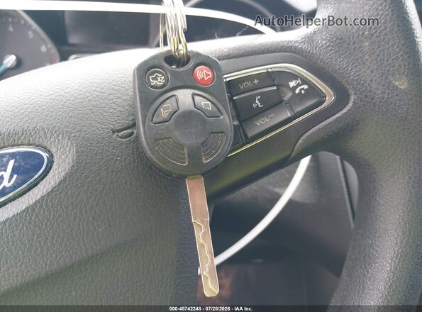 1FADP3H28HL345393 2017 FORD FOCUS Black Вид панелі приладів