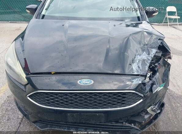 1FADP3H28HL345393 2017 FORD FOCUS Black Вид спереду