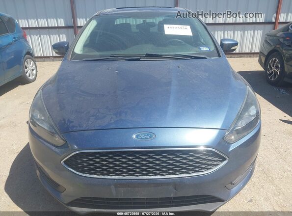 1FADP3H28JL259491 2018 FORD FOCUS Blue Instrument cluster view