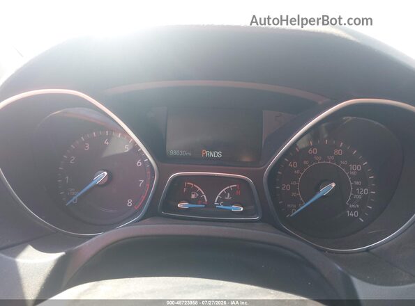 1FADP3H28JL259491 2018 FORD FOCUS Blue Rear seats view