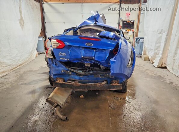 1FADP3H29JL203088 2018 FORD FOCUS Blue უკანა ხედი