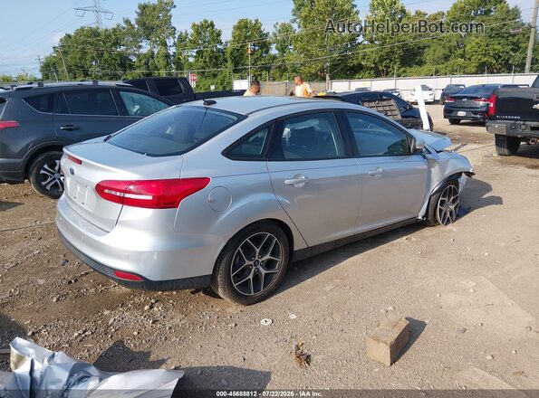 1FADP3H2XHL269840 2017 FORD FOCUS Silver Rear right