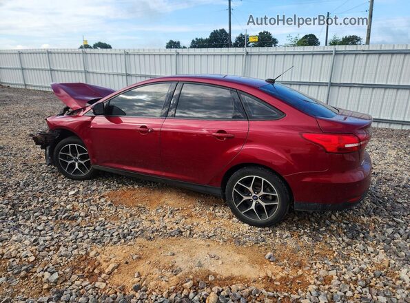 1FADP3H2XHL332824 2017 FORD FOCUS Red Հետևի ձախ