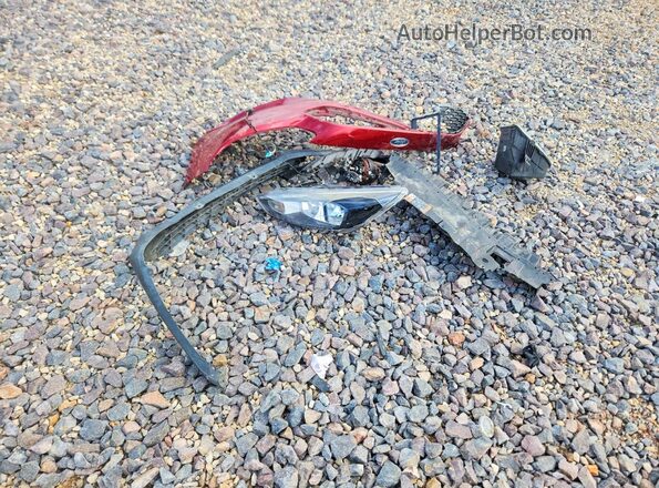 1FADP3H2XHL332824 2017 FORD FOCUS Red Շարժիչի բաժամունքի տեսք