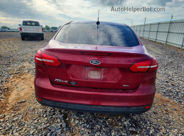 1FADP3H2XHL332824 2017 FORD FOCUS Red Հետևի տեսք