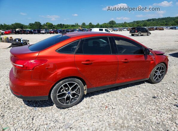 1FADP3H2XJL240604 2018 FORD FOCUS Orange Rear right