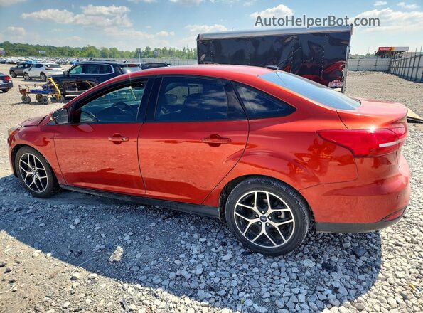 1FADP3H2XJL240604 2018 FORD FOCUS Orange Rear left